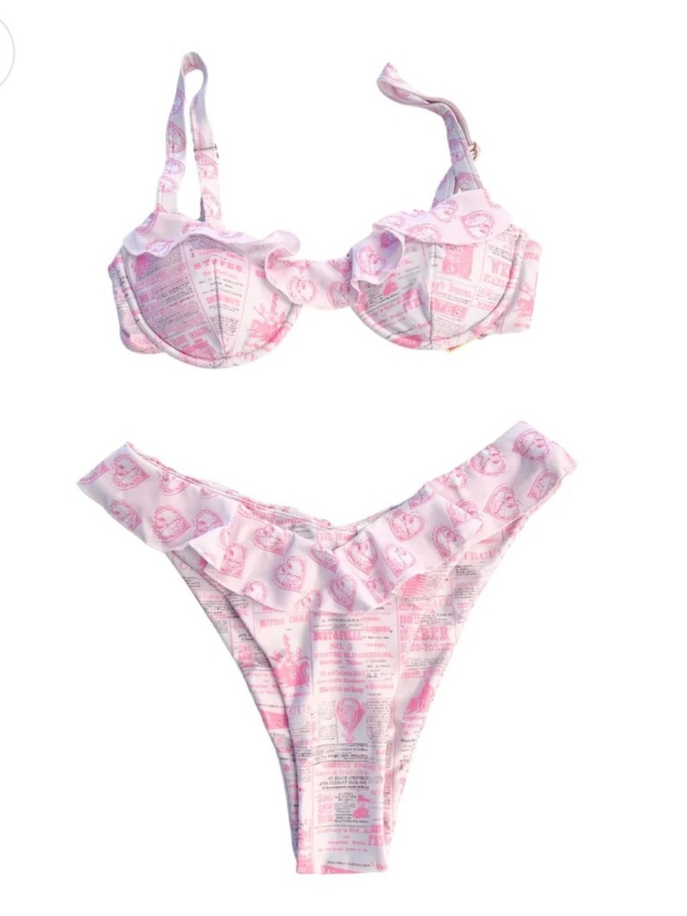 STRAWBERRY MILK MOB Pink Polly Bikini - Picture 2 of 8